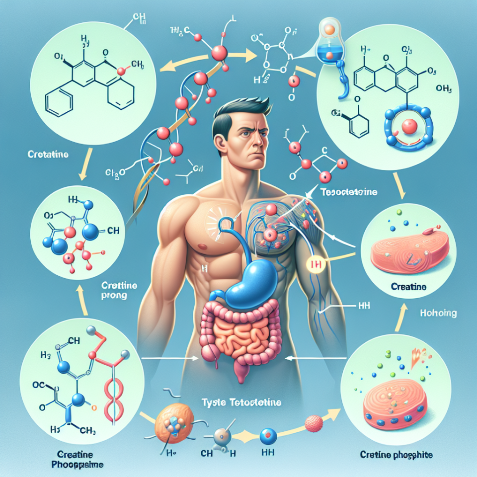 Comment la testostérone affecte la synthèse de créatine phosphate