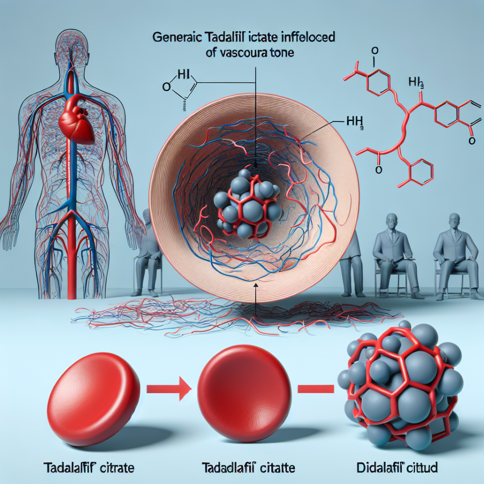 Comment le tadalafil citrate (Cialis générique) influence le tonus vasculaire
