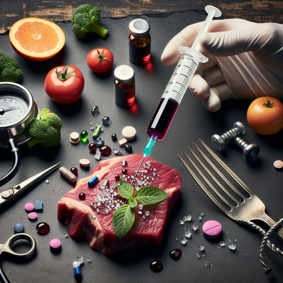 Infusion de sildénafil dans la viande avant l'heure d'entraînement