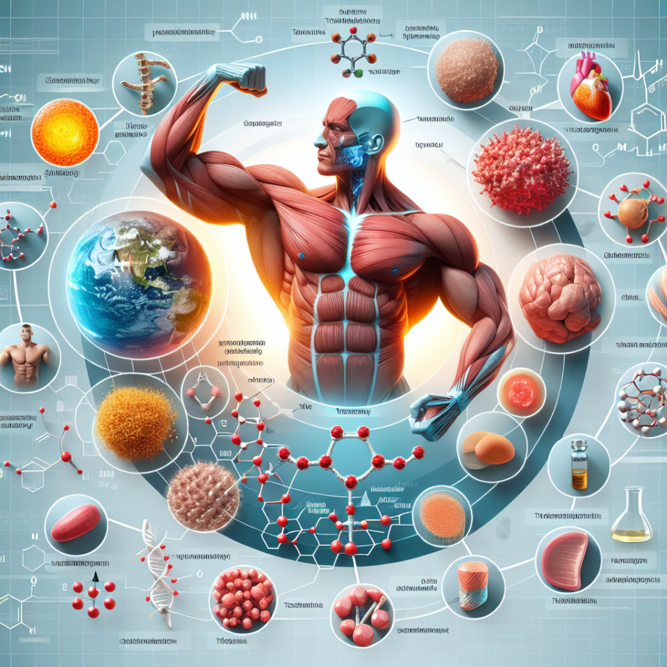 Testostérone et modifications de la synthèse des protéines musculaires