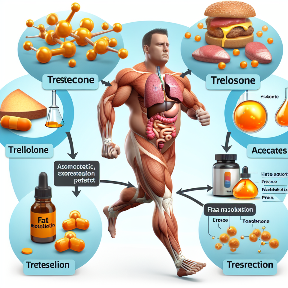 Effet de l'acétate de trestolone sur le métabolisme des graisses