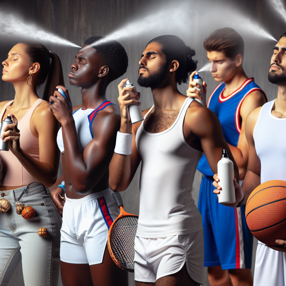 Étude de la réaction des athlètes à l'utilisation prolongée de sprays