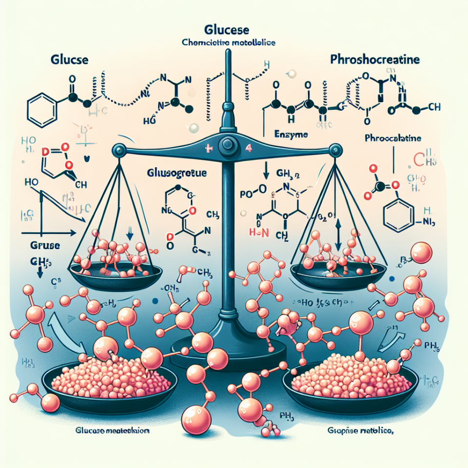 L'effet de la stabilisation du glucose sur le métabolisme de la créatine phosphate