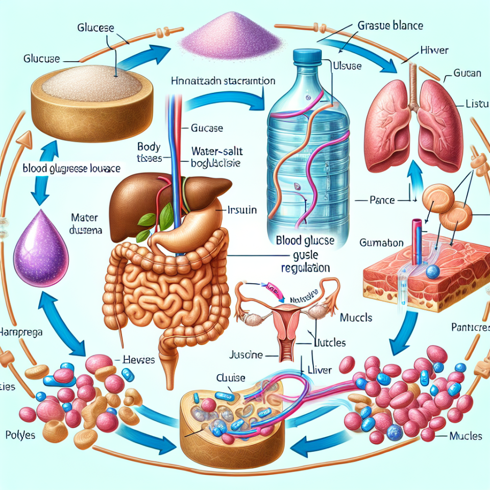 Régulation médicale de la glycémie pour maintenir l'équilibre eau-sel