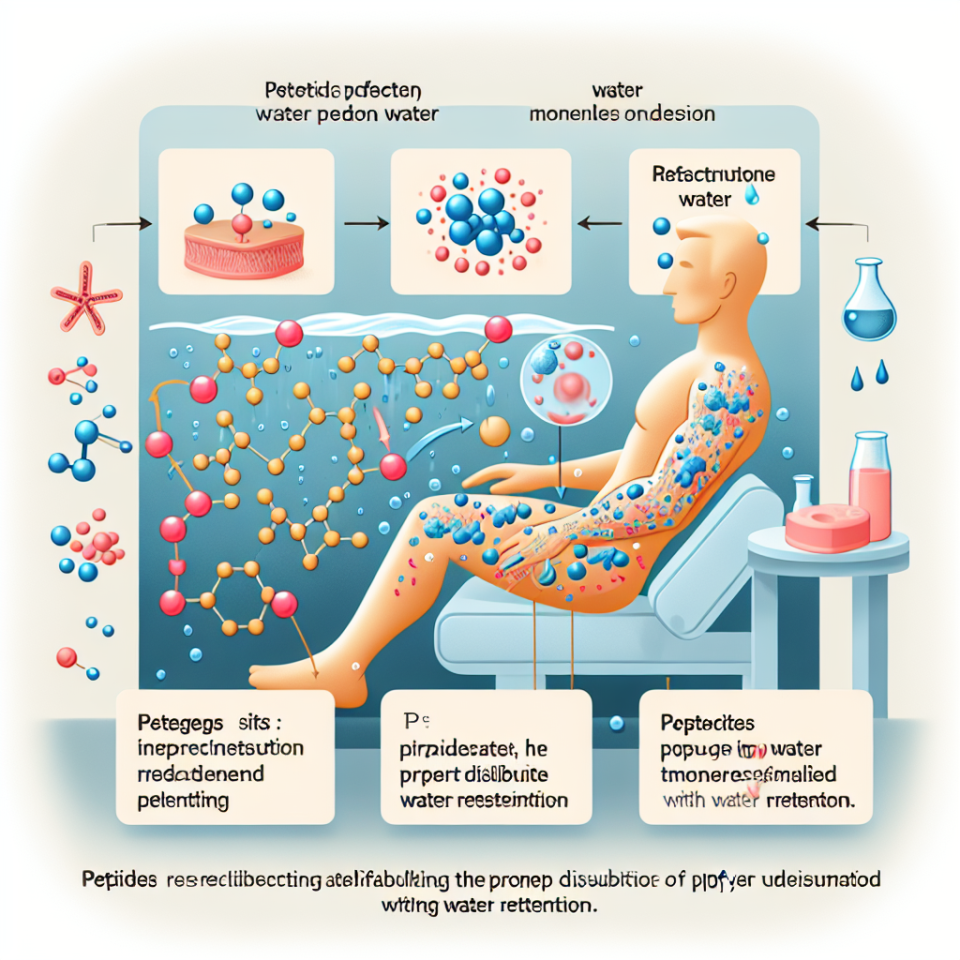 Rôle des cures de peptides dans la réduction de la rétention d'eau
