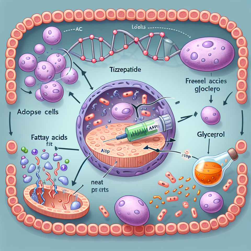 Comment le tirzépatide régule la lipolyse des cellules adipeuses