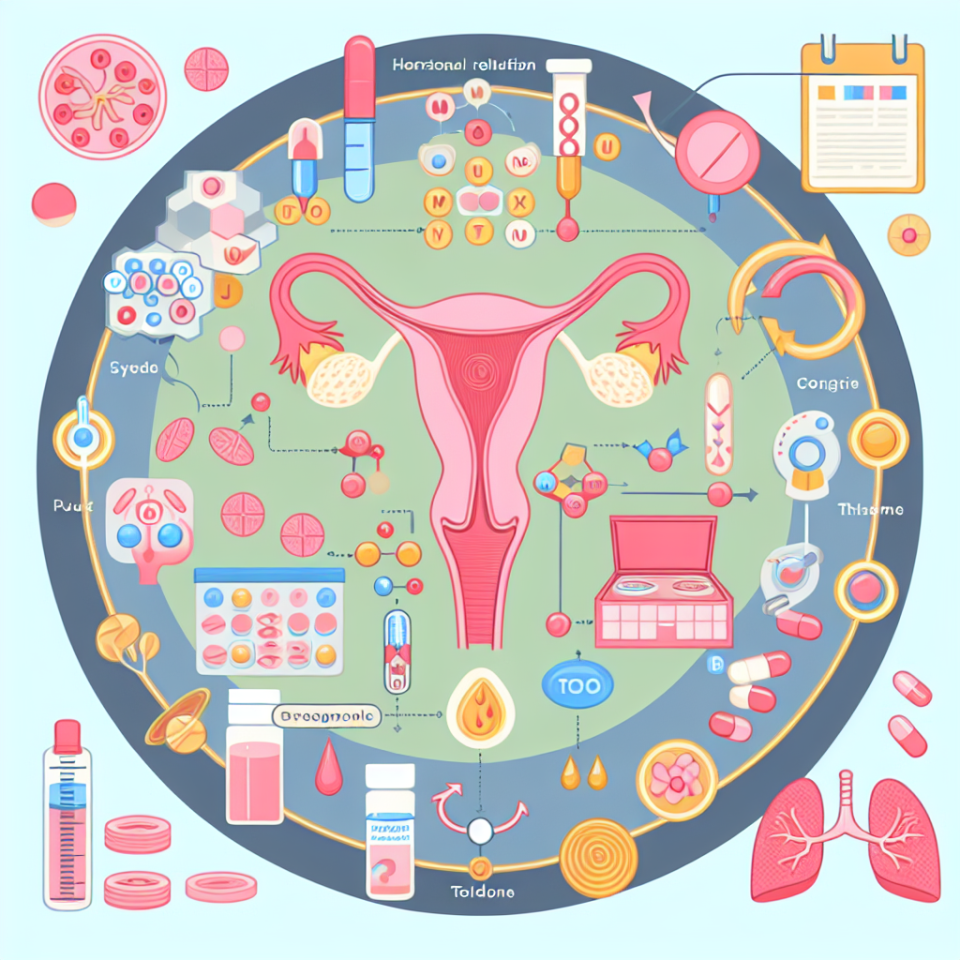 Effet de la Mibolérone sur la régulation hormonale