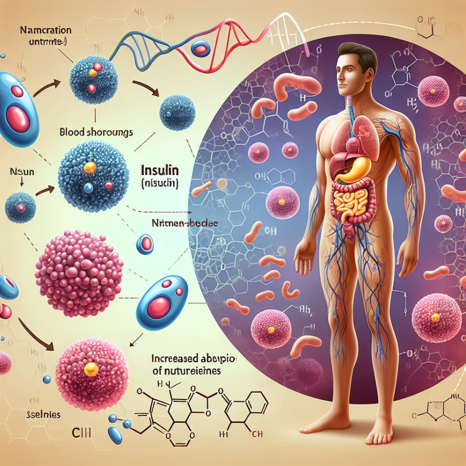 L'insuline et l'augmentation de l'absorption des nutriments