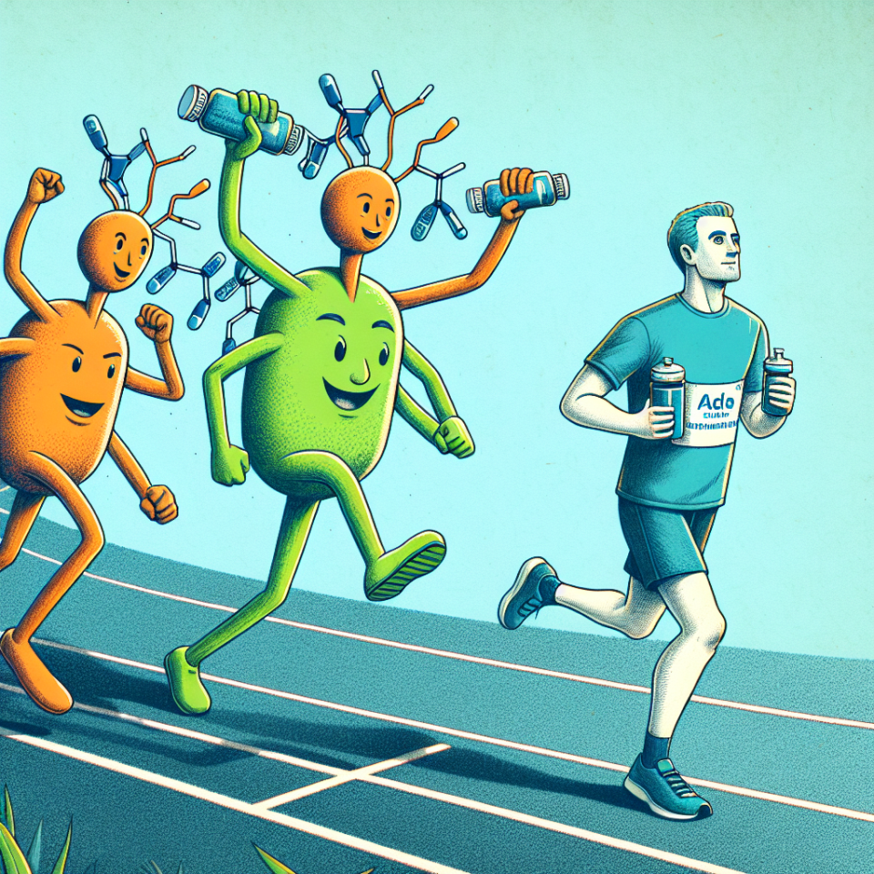 Soutien des acides aminés en préparation d'un marathon